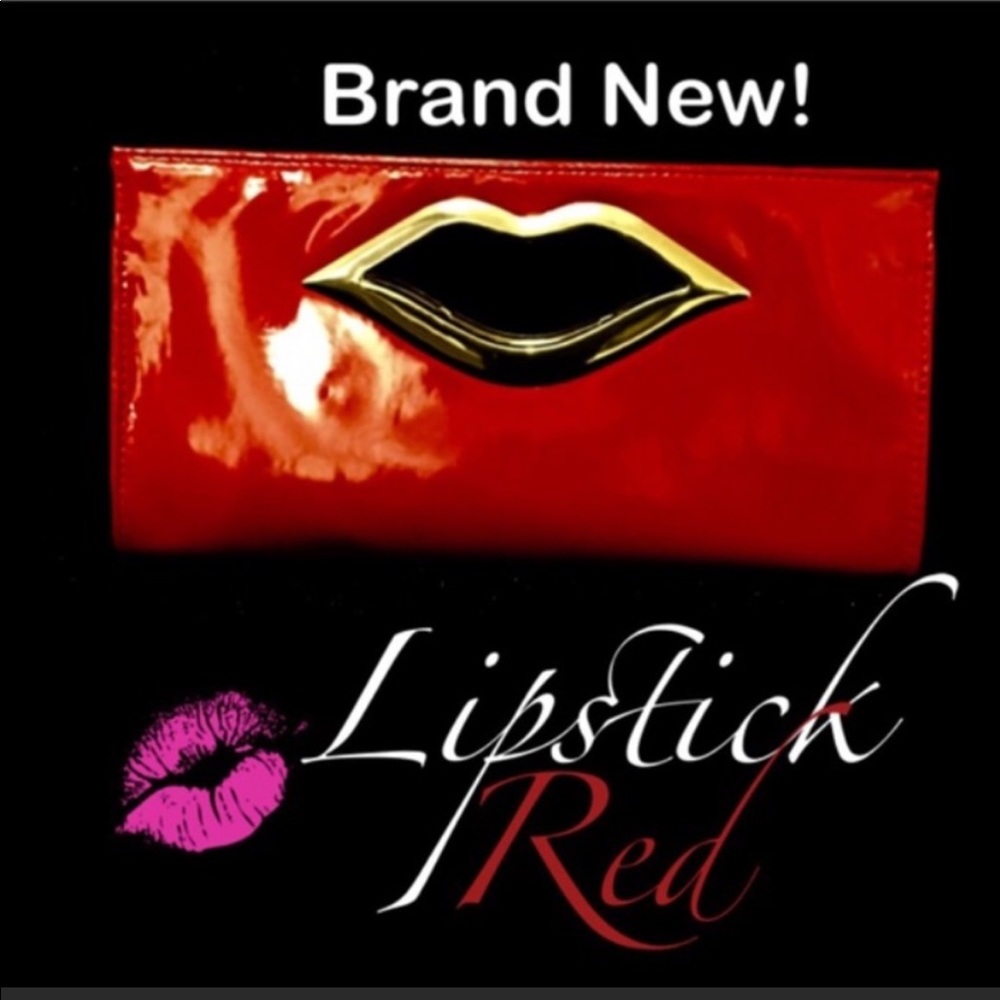 Red LIP 👄 Clutch Bag